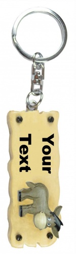 5001-DKY-YT : Donkey Keyrings - Your Text (Pack Size 36) Price Breaks Available